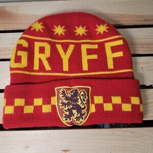 Harry Potter Red & Yellow Gryffindor Knit Beanie